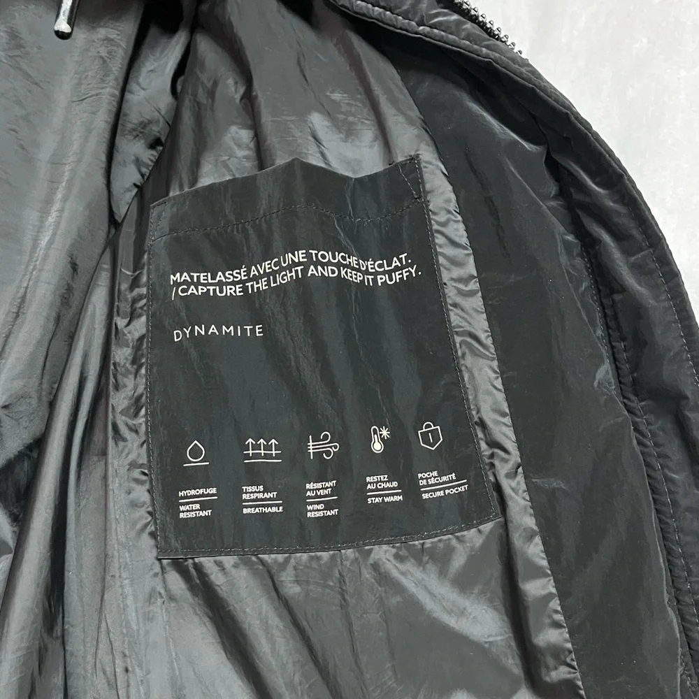 Dynamite Lustre Puffer Jacket Size Medium - Picture 6 of 6